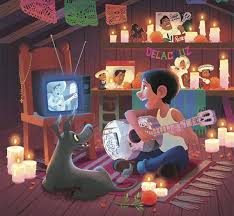 Miguel Rivera In His Attic With His Dog Dante With Ernesto De La Cruz Music Collection From Coco Disney Fan Art Disney Art Disney And Dreamworks
