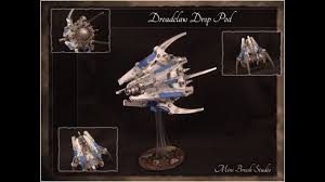 The chaos dreadclaw may be a variant or descendant of the anvillus pattern dreadclaw drop pod, that was widely used. 30k Just The Tips Dreadclaw Firesweep By The Forgotten Legion 30k
