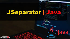 A jseparator is a separator between two components. Jseparator Java Swing Waytolearnx