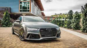 Gorgeous Flat Gray Audi Rs 7 Put On Classy Adv1 Rims Audi Rs Audi Audi A3
