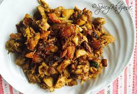 Khazana Of My Favorite Recipes Kothu Chicken Masala Spicy Shredded Chicken
