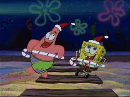 Patsy The Pirate Presents The Story Of Spongebob S Efforts To Bring Christmas To Bikini Bottom Christmas Cartoons Spongebob Christmas Cute Christmas Wallpaper