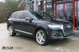 Audi Q7 With 22in Savini Bm11 Wheels Exclusively From Butler Tires And Wheels In Atlanta Ga Audi Q7 Audi Michelin Tires