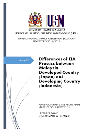 We offer our services in conducting environmental impact assessment (eia report) that contributes to our customers' better managing their plans and projects in in accordance with international environmental impact assessment guidelines and malaysia regulatory requirements, we. Pdf Differences Of Eia Process Between Malaysia Developed Country Japan And Developing Country Indonesia Arni Nadhirah Academia Edu