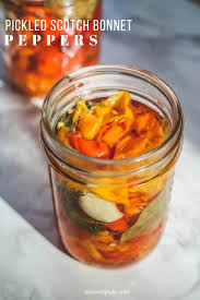 Bring to a quick boil. Easy Pickled Scotch Bonnet Peppers Savoring Italy