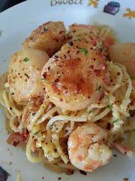 Cream Scallop Pasta The Cream Sauce Recipe Is Really Easy You Only Need 200ml Emborg Cooking Cream 65g Butte Cream Sauce Recipes Scallop Recipes Scallop Pasta