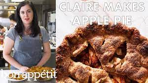 Pagesinterestvisual artsapple pie tabletopvideosbon appétit, babies! Claire Makes Deep Dish Apple Pie Bon Appetit Youtube