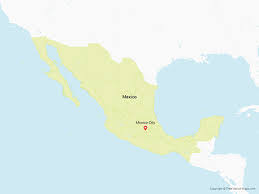 También es la capital de la república mexicana y es donde se encuentra y se maneja la mayor parte del centro financiero y la cultura del país. Vector Maps Of Mexico Free Vector Maps