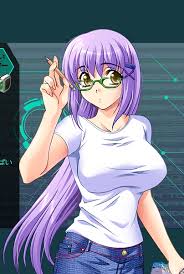Normal mode strict mode list all children. Nerdy Anime Girl With Purple Hair Blank Template Imgflip