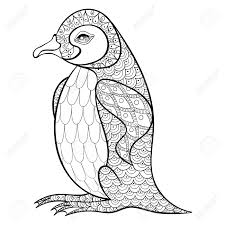 From simple and easy unicorns images to elaborate adult designs, we have all of the best printable zentangle unicorn coloring pages. Coloring Pages With King Penguin Zentangle Illustartion For Royalty Free Cliparts Vectors And Stock Illustration Image 51457111