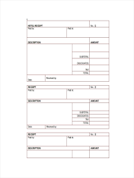 Consumer complaints and reviews about motel 6 beaumont, california. Free 5 Hotel Receipt Forms In Pdf