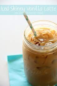 Signature Iced Skinny Vanilla Latte Around My Family Table