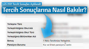 Jun 30, 2021 · 2021 lgs sınavı sonuçlarının açıklanmasının ardından tercih yapmak için sabırsızlanan öğrenciler gözlerini, lgs 2021 tercih kılavuzuna çevirdi. Lgs 2021 Tercih Sonuclarina Nasil Bakilir 1 Dakikalik Rehber Youtube