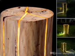Wir bieten ihnen zusätzlich eckige und außergewöhnlich designte deckenleuchten. Grosshandel Holzstumpf Holz Harz Garten Licht Baum Licht Runde Lampe Garten Im Freien Dekor Innenbeleuchtung Weihnachten Nordisch Holzfaller Kerze Von Artelighting 75 31 Auf De Dhgate Com Dhgate