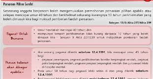 Sebaiknya penentuan tarikh untuk bersara pilihan, pilihlah tarikh selepas anda menerima kenaikan. Kiraan Pencen Pilihan Sendiri Lolishie