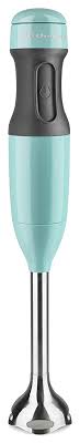 Blend, mix, stir, emulsify, puree, and more with the cuisinart smart stick two speed immersion hand blender. Amazon Com Kitchenaid Pro Line Hand Blenders Khb1231aq 2 Speed Aqua Sky Home Kitchen