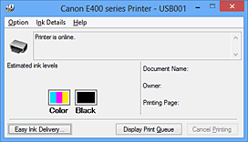 Canon pixma e400, e410, e460, e470 and e480 printers. Canon Pixma Manuals Mg2400 Series Checking The Ink Status From Your Computer