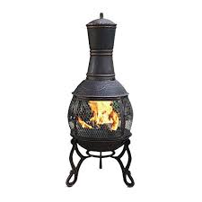 Lyndan Fenrir Bronze 89cm De Jardin En Fonte Cheminee Foyer Bol Grill Pour Barbecue Cheminee Brasero Chauffage De Terra Chauffage Terrasse Poele A Bois Brasero