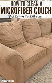 How To Clean A Microfiber Couch And Remove Pen Marker Stains