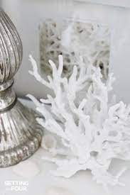 Huge sale on artificial coral decorations now on. Make Faux Coral Inspired By Pottery Barn Coral Decor Diy Pottery Pottery Barn Hacks