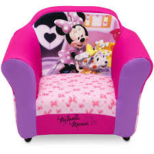 Disney Minnie Mouse Kids Upholstered Chair With Sculpted Plastic Frame By Delta Children Walmart Com Walmart Com