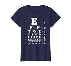 Amazon Com Funny Prank Blurry Eye Chart Exam T Shirt Clothing