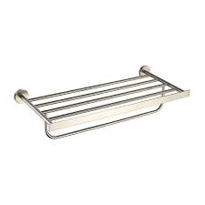 Shop target for bath towels you will love at great low prices. Kraus Imperium Bathroom Accessories Bath Towel Rack With Towel Bar Brushed Nickel The Home Depot Canada