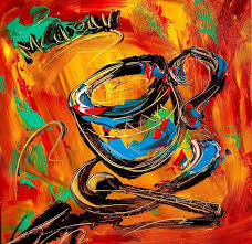 Coffee By Mark Kazav Coffee Art Painting Coffee Artwork Coffee Painting