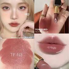 Beauty-Siam แท้ทั้งร้าน !! แบ่งขายลิปสติก Tom ford lip ปริมาณ 0.25 กรัม สี  N3 west coast พร้อมแปรงทาลิป