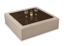 An Elegant Square The Tucson A Nappa Aire Leather Coffee Table From Durian Is A Cute Cube At Y Leather Coffee Table Buy Furniture Online Home Office Furniture