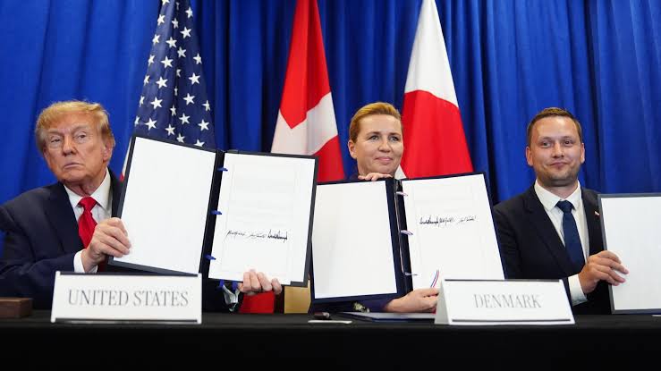 Trump signs US-Denmark-Greenland agreement to bolster Arctic security after  prolonged tensions – WOODTV.com