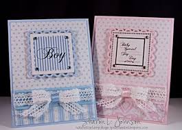 I haven't made baby shower cards in a while. Ribbon Inspiraton Stamp Simply Style Sweet Baby Baby Girl Cards Baby Shower Cards Baby Cards Handmade