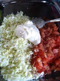 This Is Fernando S Cabbage Salad He Was Our Cook In Zimbabwe You Chop Cabbage Into Really Fine Pieces Chop F Salad Recipes Lunch Cabbage Salad Salad Recipes
