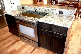 The kitchen island is designed as a boat which gives the nautical feel to the end. 15 Kitchen Island With Stove For Home Look More Beautiful Kitchen Island With Stove Kitchen Remodel Kitchen Island Design