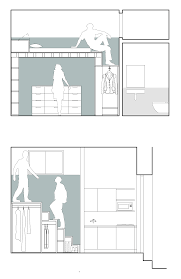 Sezioni Di Progetto Monolocale Interiordesign Progettazione Di Interni Design Casa Piccola Interior Design
