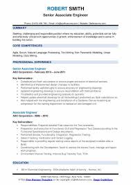 Use our resume templates to create a resume and land your dream job. Associate Engineer Resume Samples Qwikresume