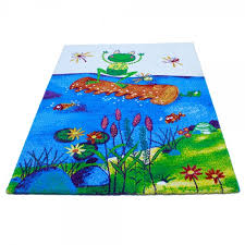 Bis zu 40% reduziert grüne teppiche online kaufen bei otto » große auswahl top service top marken ratenkauf & kauf auf rechnung möglich » jetzt bestellen! Kinderzimmer Teppich Frosch Grun 120 X 170 Cm Schmetterlinge Madchenteppich Teppich4kids