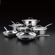Professional stainless steel cookware set at kohls.com. Cuisinart 10 Pieces Stainless Steel Cookware Set Reviews Wayfair