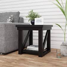 Details about huge industrial style dare gallery coffee table rrp $1500 see original listing. Ameriwood Home Crestwood Black End Table Amazon Ae