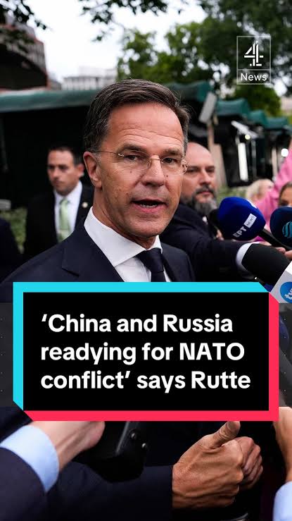 "Their military build-up points in a clear direction." China and Russia are expanding their militaries to prepare for confrontation with the West, says Nato boss Mark Rutte. #News #Nato #Russia #China ...