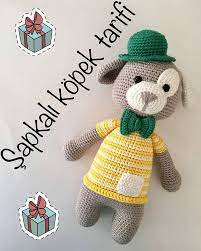 amigurumi sapkali kopek yapilisi free pattern hat dog tutorial tiny min check more at https trage z handgefertigte spielwaren puppenkurse amigurumi