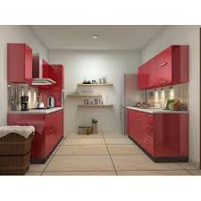 parallel modular kitchen, cabinets