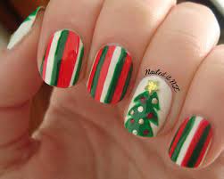 Pin By Amy Poston On Nails Christmas Christmas Tree Nails Christmas Nail Designs Christmas Nails Easy