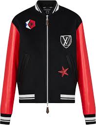 You can find louis vuitton designer bags, sunglasses, watches, and other items. Louis Vuitton Black Red Varsity Jacket Incorporated Style