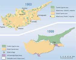 We weten dat de geschiedenis van het gebied dat nu turkije is duizenden jaren teruggaat. Turk Cyprus Kaart Kaart Van Turks Cyprus Zuid Europa Europa