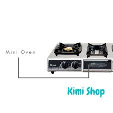 Dengan begitu oven tangkring juga bisa bekerja maksimal. Kompor Gas Rinnai Ri 524e 2 Tungku Kompor Rinai Mini Oven Grill Pan Shopee Indonesia