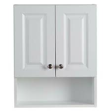 Infinity black medicine cabinet 24x36. Glacier Bay Bathroom Wall Cabinet Wood 2 Doors Adjustable 1 Shelf Hinges White For Sale Online
