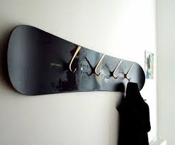 Altes Skateboard Als Flurgarderobe Skateboard Furniture Snowboard Antique Mirror Wall