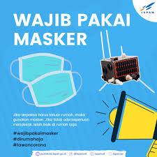 Sticker sign new normal area wajib protokol covid19 cuci tangan masker. Lapansat On Twitter Lapan Via Lapan A2 Satellite Persuades Public To Wear Masks When Leaving The House To Stop The Spread Of Covid 19 But If There Is No Urgent Need It Is Better