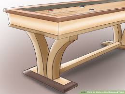 How To Make A Shuffleboard Table With Pictures Shuffleboard Table Shuffleboard Table Diy Woodworking Projects Table